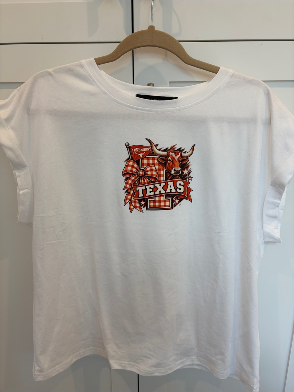 Texas Longhorns White Graphic Tee